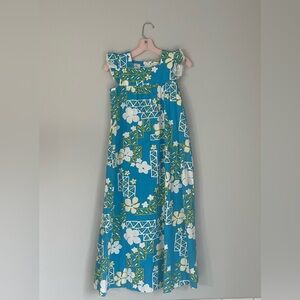 Vintage 1970’s Girl’s Hawaiian Mumu dress
